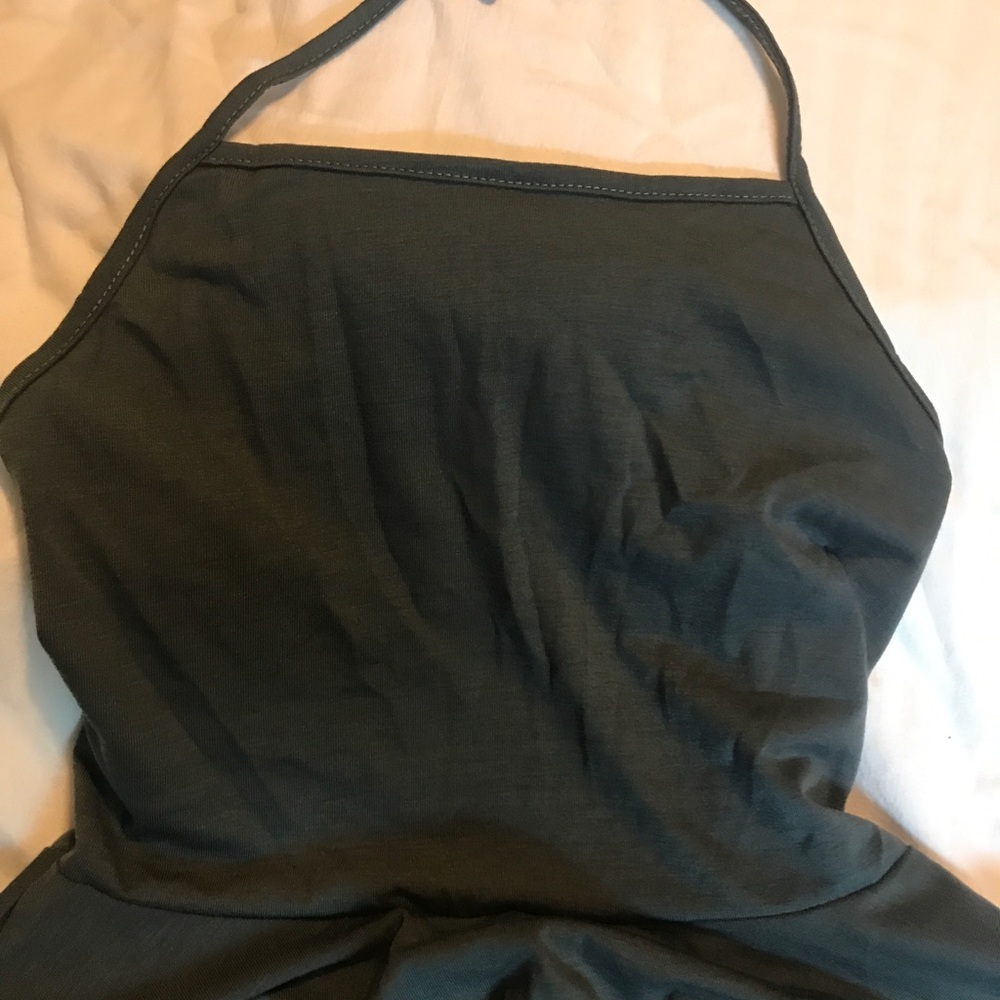 NWT Women’s Charcoal Grey Flowy Dress - Picture 4 of 6